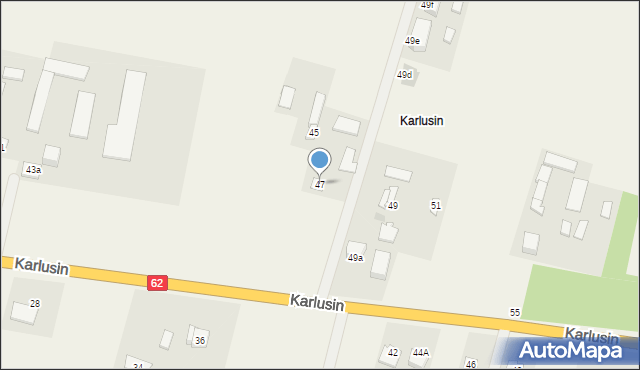 Karlusin, Karlusin, 47, mapa Karlusin