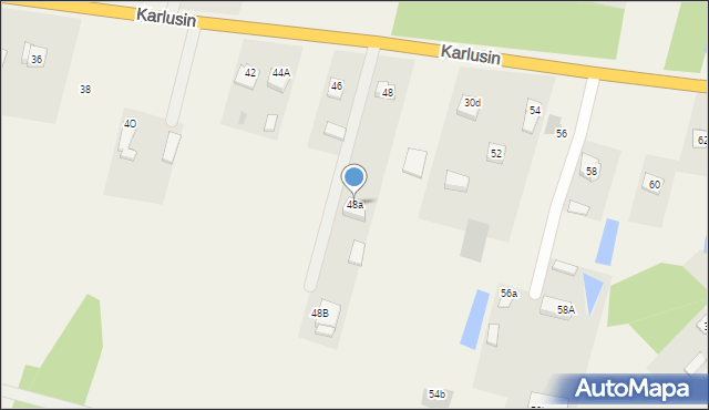Karlusin, Karlusin, 48a, mapa Karlusin