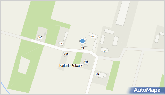 Karlusin, Karlusin, 96, mapa Karlusin