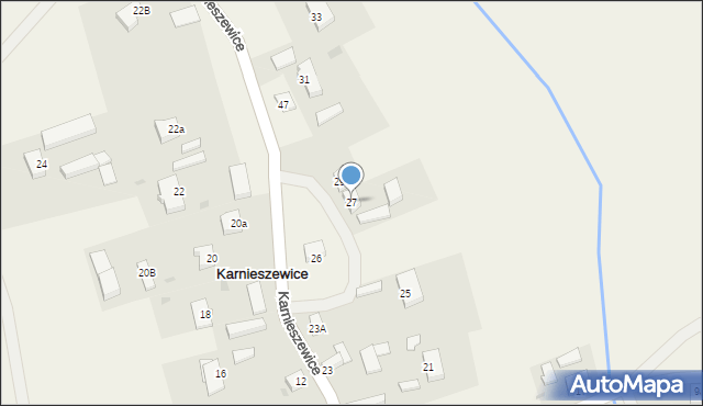 Karnieszewice, Karnieszewice, 27, mapa Karnieszewice