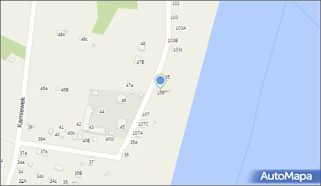 Karniewek, Karniewek, 106, mapa Karniewek