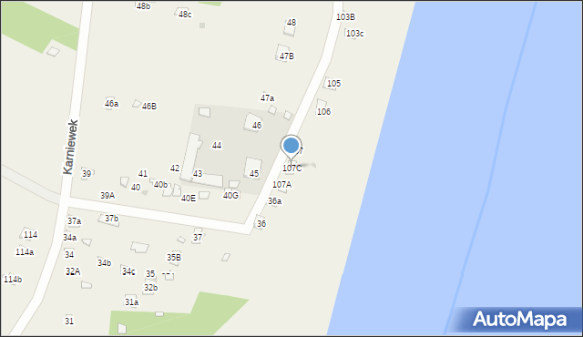 Karniewek, Karniewek, 107C, mapa Karniewek