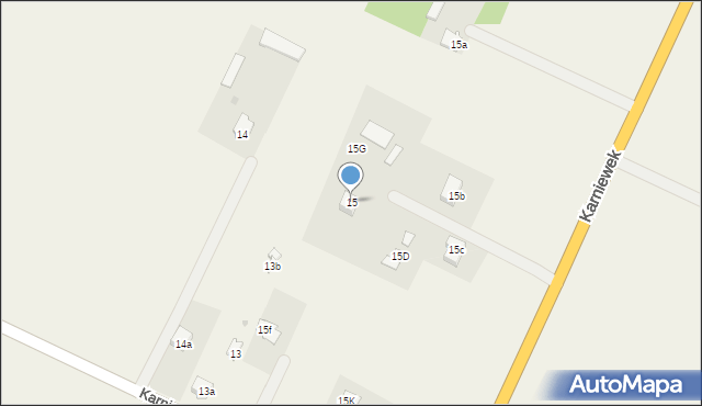 Karniewek, Karniewek, 15, mapa Karniewek