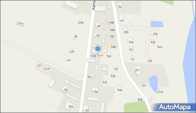 Karniewek, Karniewek, 53E, mapa Karniewek