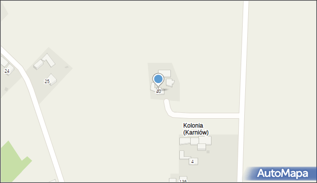 Karniów, Karniów, 40, mapa Karniów