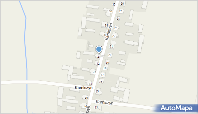 Karniszyn, Karniszyn, 41, mapa Karniszyn