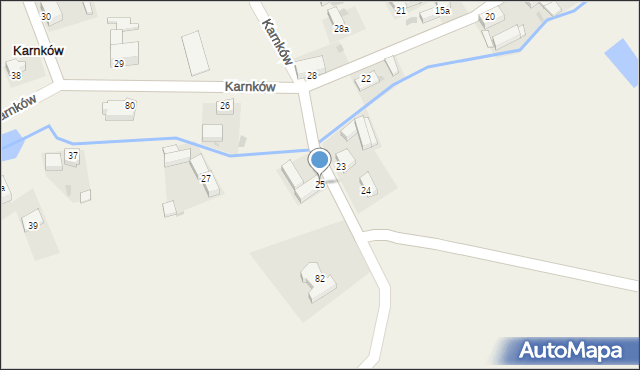 Karnków, Karnków, 25, mapa Karnków