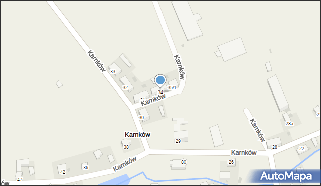 Karnków, Karnków, 34, mapa Karnków