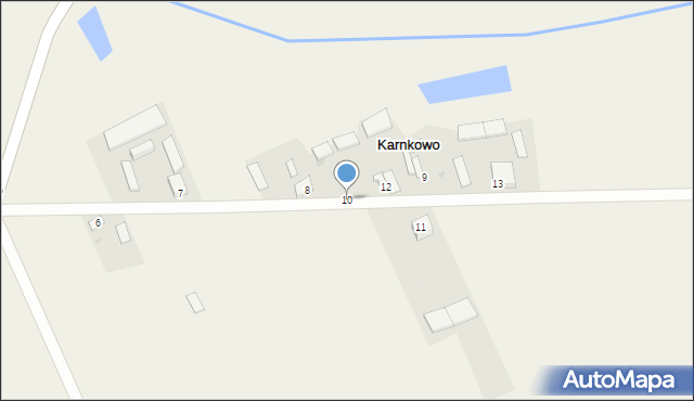 Karnkowo, Karnkowo, 10, mapa Karnkowo