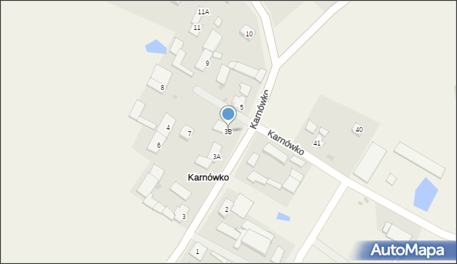 Karnówko, Karnówko, 3B, mapa Karnówko