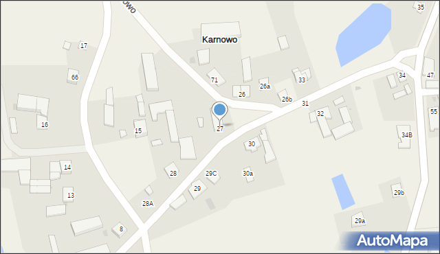 Karnowo, Karnowo, 27, mapa Karnowo