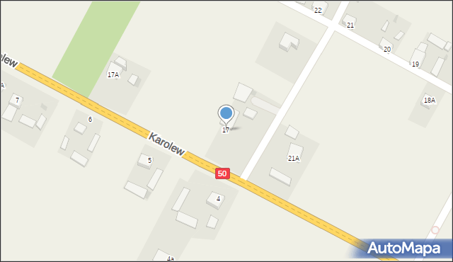 Karolew, Karolew, 17, mapa Karolew