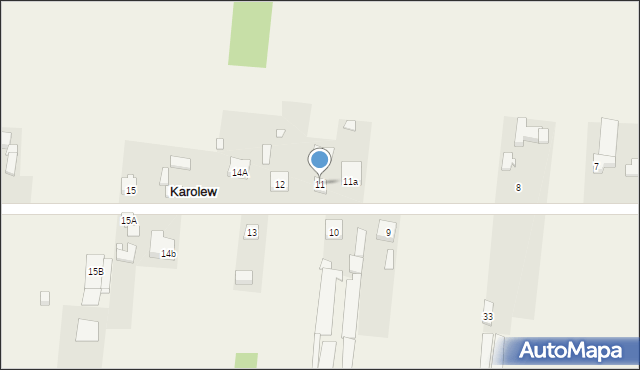 Karolew, Karolew, 11, mapa Karolew