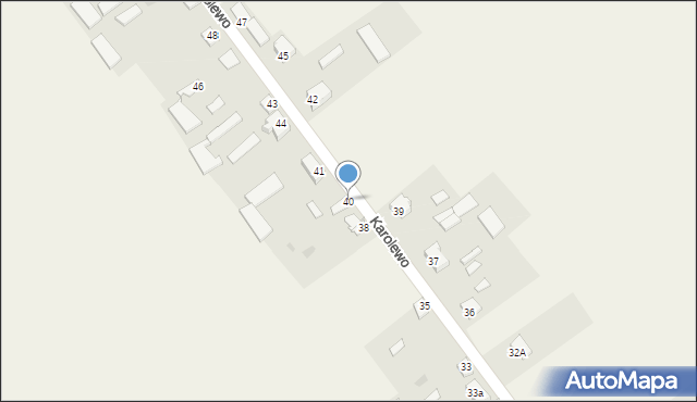 Karolewo, Karolewo, 40, mapa Karolewo