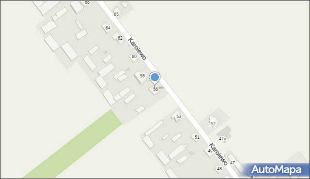 Karolewo, Karolewo, 56, mapa Karolewo