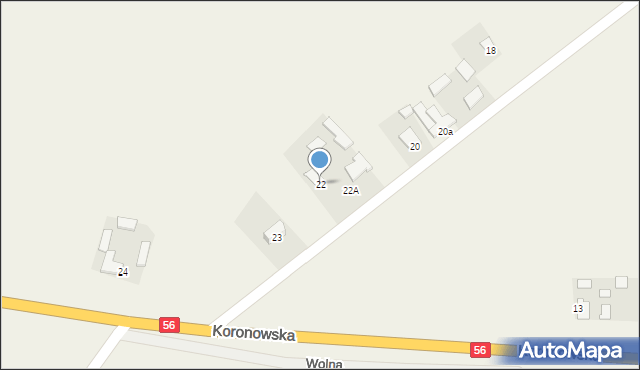 Karolewo, Karolewo, 22, mapa Karolewo