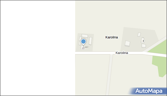 Karolina, Karolina, 11, mapa Karolina