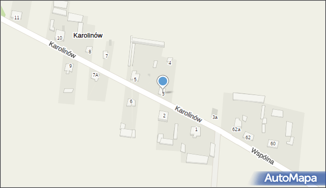 Karolinów, Karolinów, 3, mapa Karolinów