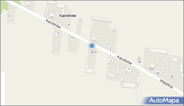 Karolinów, Karolinów, 6, mapa Karolinów