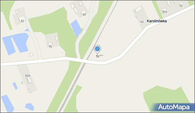 Karolinów, Karolinów, 54, mapa Karolinów