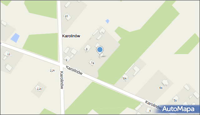 Karolinów, Karolinów, 7, mapa Karolinów