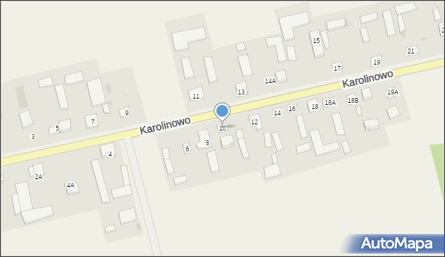 Karolinowo, Karolinowo, 10, mapa Karolinowo