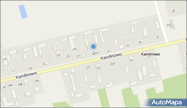 Karolinowo, Karolinowo, 29, mapa Karolinowo