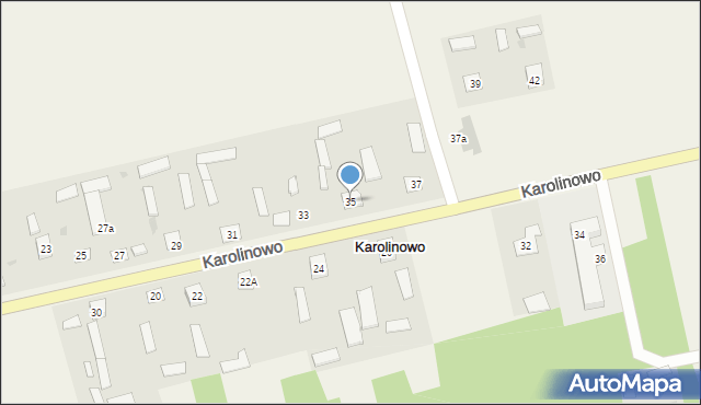 Karolinowo, Karolinowo, 35, mapa Karolinowo