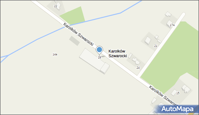 Karolków Szwarocki, Karolków Szwarocki, 14, mapa Karolków Szwarocki