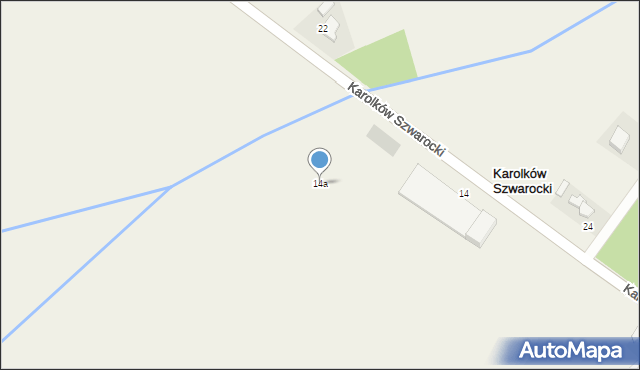 Karolków Szwarocki, Karolków Szwarocki, 14a, mapa Karolków Szwarocki