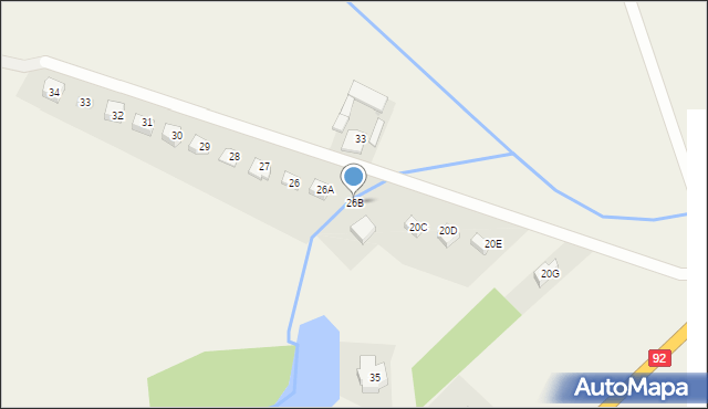 Karolków Szwarocki, Karolków Szwarocki, 26B, mapa Karolków Szwarocki