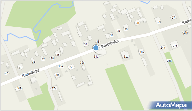 Karolówka, Karolówka, 34c, mapa Karolówka