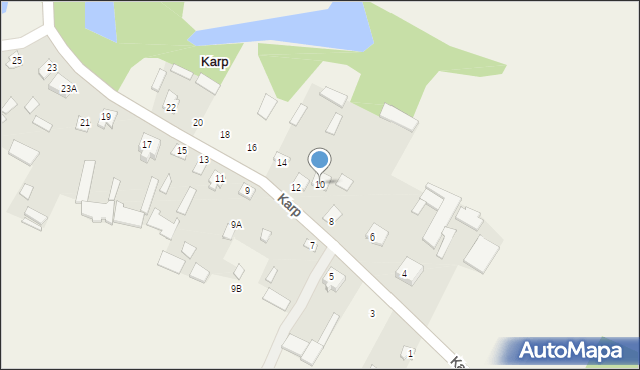 Karp, Karp, 10, mapa Karp