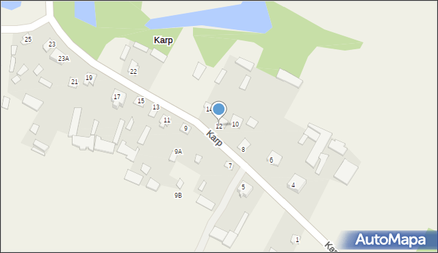 Karp, Karp, 12, mapa Karp