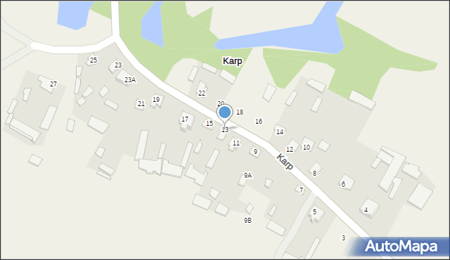 Karp, Karp, 13, mapa Karp