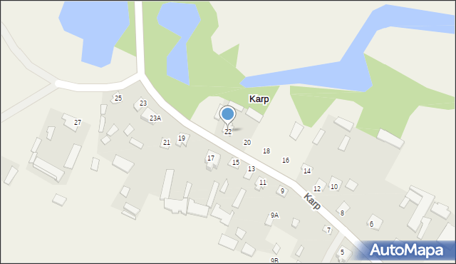 Karp, Karp, 22, mapa Karp