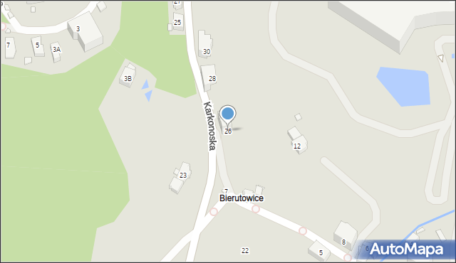 Karpacz, Karkonoska, 26, mapa Karpacz