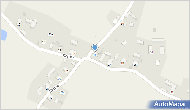 Karpie, Karpie, 18, mapa Karpie