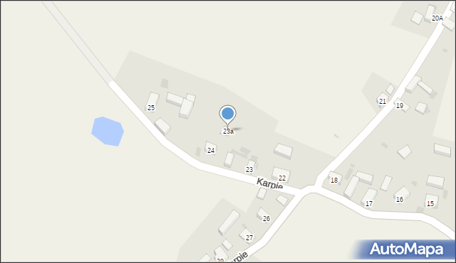 Karpie, Karpie, 23a, mapa Karpie
