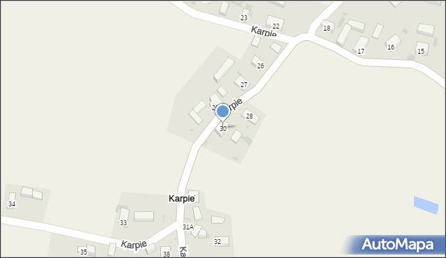 Karpie, Karpie, 30, mapa Karpie