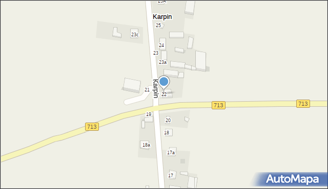 Karpin, Karpin, 22, mapa Karpin