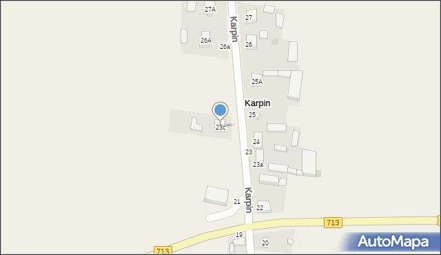 Karpin, Karpin, 23c, mapa Karpin