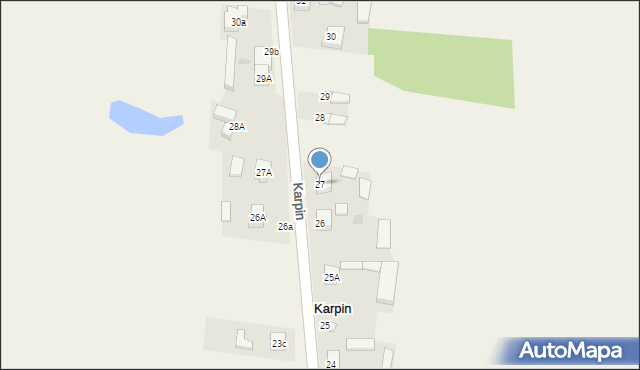 Karpin, Karpin, 27, mapa Karpin