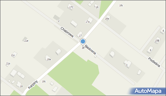 Karpiny, Karpiny, 18, mapa Karpiny