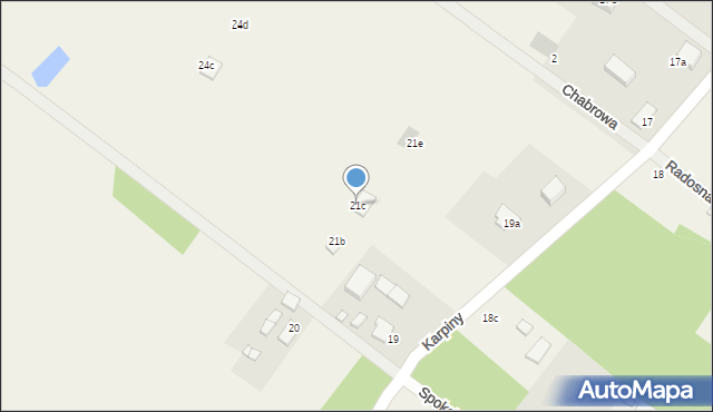 Karpiny, Karpiny, 21c, mapa Karpiny