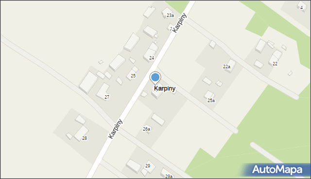 Karpiny, Karpiny, 26, mapa Karpiny