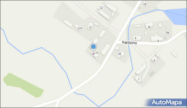 Karścino, Karścino, 10, mapa Karścino