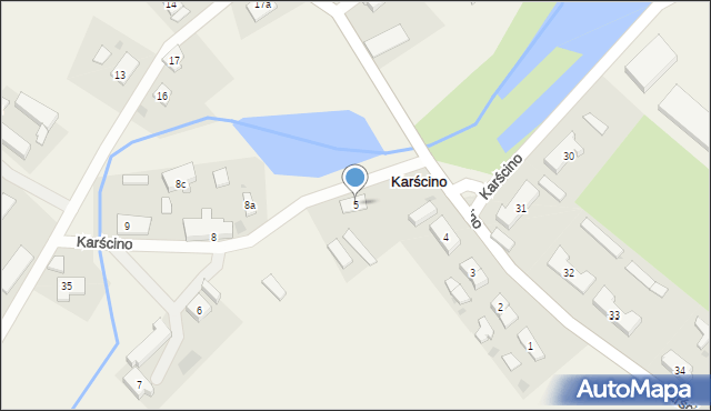 Karścino, Karścino, 5, mapa Karścino