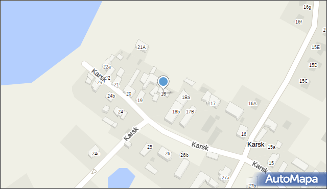 Karsk, Karsk, 18, mapa Karsk