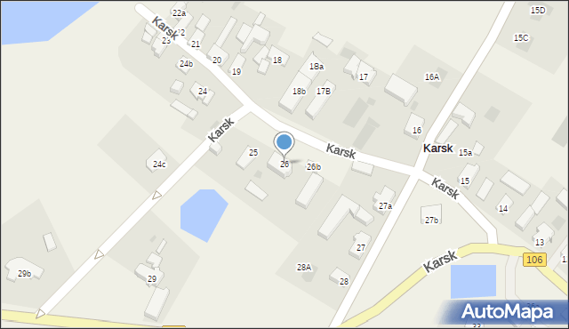 Karsk, Karsk, 26, mapa Karsk